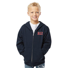Load image into Gallery viewer, 612® Original Youth Midweight Full-Zip Hooded Sweatshirt
