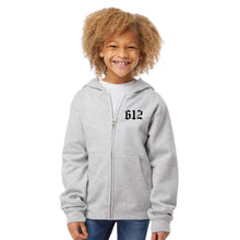 Load image into Gallery viewer, 612® Original Youth Midweight Full-Zip Hooded Sweatshirt
