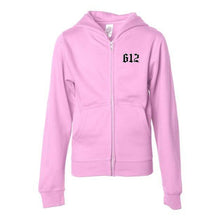 Load image into Gallery viewer, 612® Original Youth Midweight Full-Zip Hooded Sweatshirt
