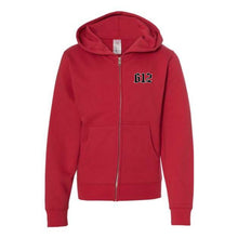 Load image into Gallery viewer, 612® Original Youth Midweight Full-Zip Hooded Sweatshirt
