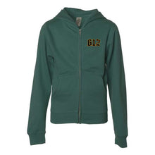 Load image into Gallery viewer, 612® Original Youth Midweight Full-Zip Hooded Sweatshirt
